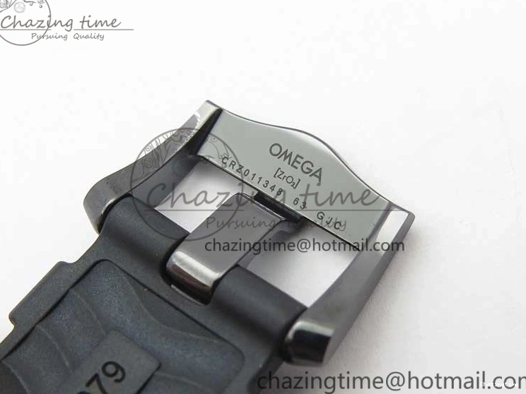 0121 Seamaster Diver 300M Real Ceramic Case VSF 1:1 Best Edition on Black Rubber Strap A8806 (Free Nato) SunProtective 7935